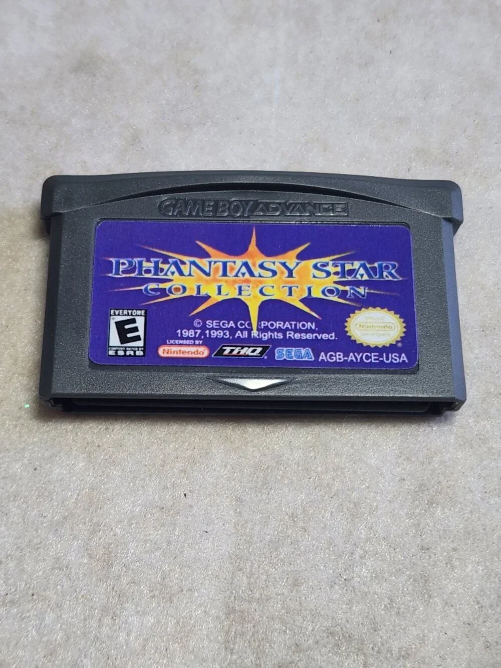 Phantasy Star Collection Nintendo Gameboy Advance GBA